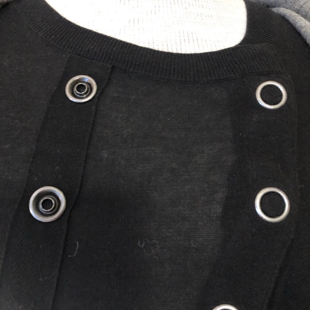 Allsaints black and grey sweater. 8/M - Picture 10 of 11